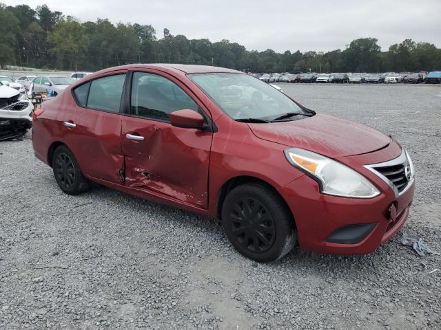 3N1CN7AP6HL801598 - 2017 NISSAN VERSA S RED photo 4