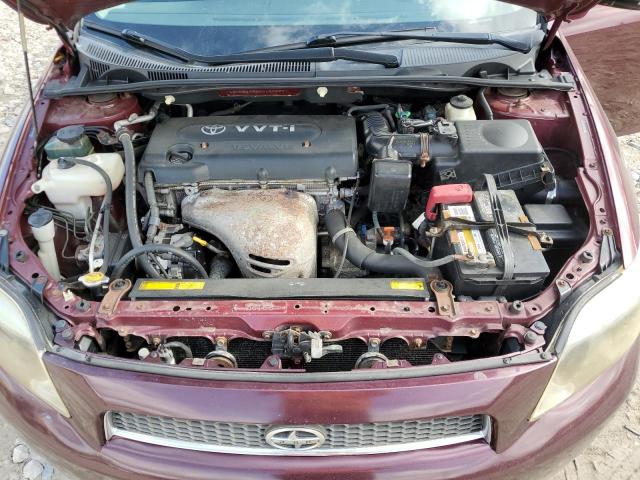 JTKDE177660138297 - 2006 TOYOTA SCION TC 栗色 照片 11