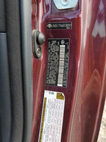 JTKDE177660138297 - 2006 TOYOTA SCION TC 栗色 照片 12