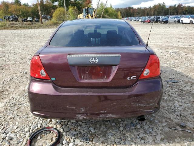 JTKDE177660138297 - 2006 TOYOTA SCION TC 栗色 照片 6