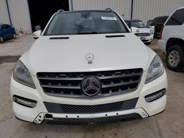 4JGDA5HB3CA065811 - 2012 MERCEDES-BENZ ML 350 4MATIC WHITE photo 5