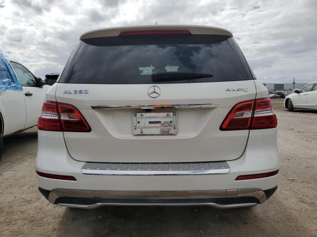 4JGDA5HB3CA065811 - 2012 MERCEDES-BENZ ML 350 4MATIC WHITE photo 6