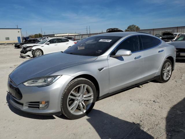 5YJSA1DN2DFP10848 - 2013 TESLA MODEL S SILVER photo 1