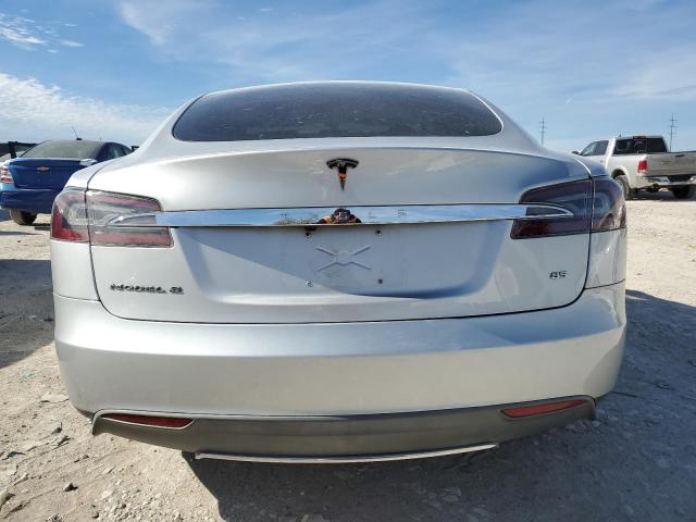 5YJSA1DN2DFP10848 - 2013 TESLA MODEL S SILVER photo 6