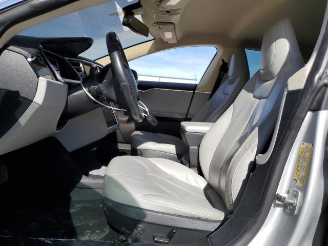 5YJSA1DN2DFP10848 - 2013 TESLA MODEL S SILVER photo 7