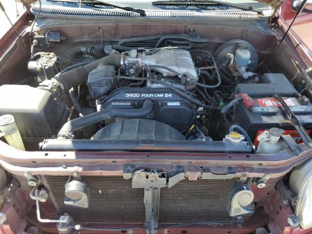 5TBRN34153S421185 - 2003 TOYOTA TUNDRA ACCESS CAB SR5 BURGUNDY photo 11