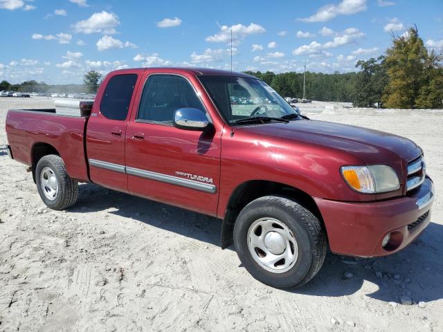 5TBRN34153S421185 - 2003 TOYOTA TUNDRA ACCESS CAB SR5 BURGUNDY photo 4