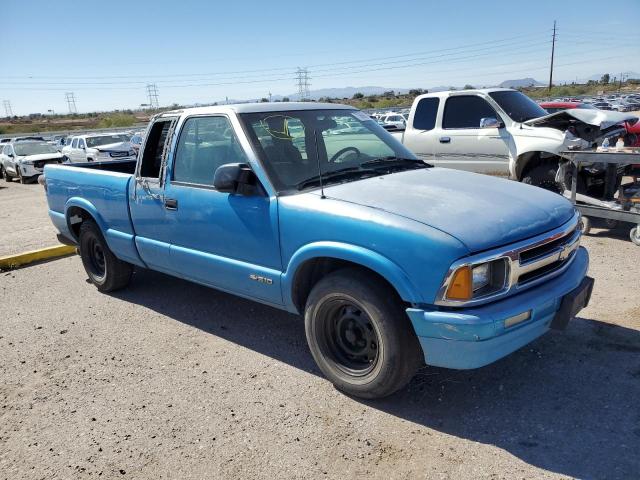 1GCCS19Z8S8202555 - 1995 CHEVROLET S TRUCK S10 BLUE photo 4