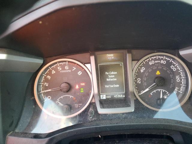 5TFSZ5AN3JX141711 - 2018 TOYOTA TACOMA ACCESS CAB ნაცრისფერი ფოტო 9