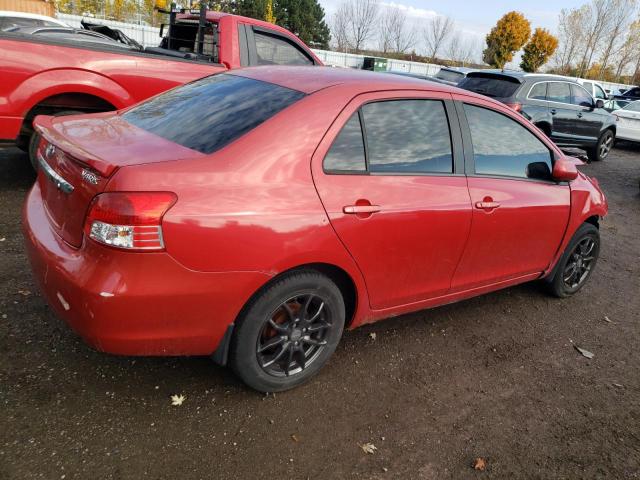 JTDBT923371168036 - 2007 TOYOTA YARIS RED photo 3