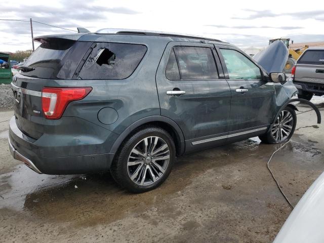 1FM5K8HT4GGB68699 - 2016 FORD EXPLORER PLATINUM GREEN photo 3