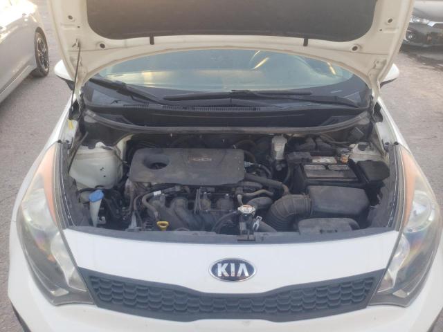 KNADM5A37G6647172 - 2016 KIA RIO LX WHITE photo 11
