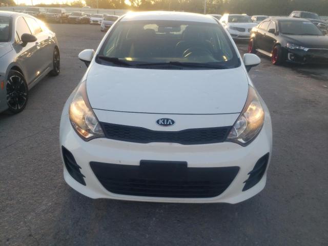 KNADM5A37G6647172 - 2016 KIA RIO LX WHITE photo 5