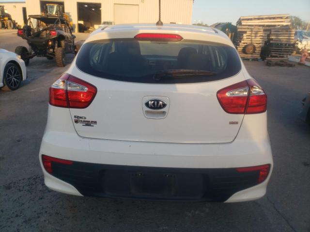 KNADM5A37G6647172 - 2016 KIA RIO LX WHITE photo 6