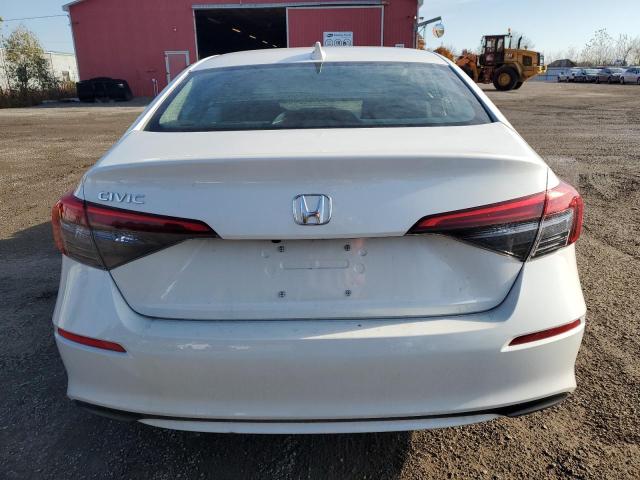 2HGFE2F26NH129185 - 2022 HONDA CIVIC LX WHITE photo 6