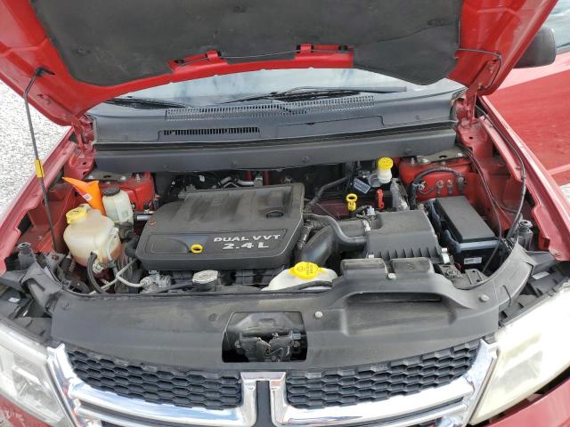 3C4PDCAB5ET246587 - 2014 DODGE JOURNEY SE RED photo 12