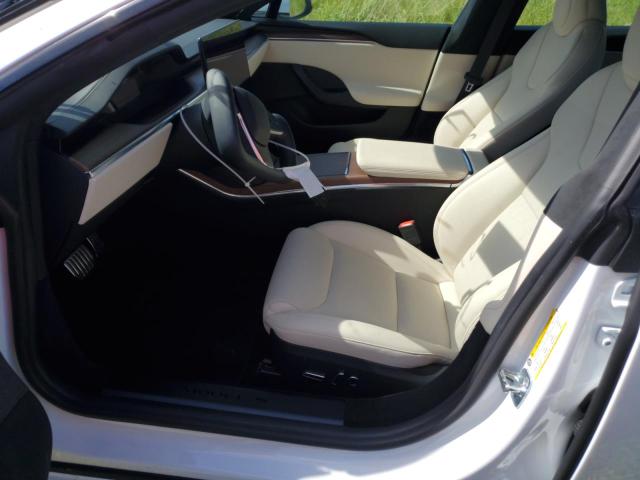 5YJSA1E57MF453359 - 2021 TESLA MODEL S WHITE photo 7