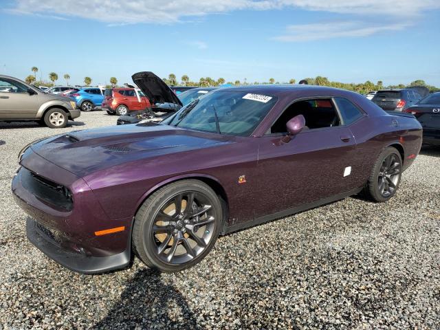 2C3CDZFJ5NH245941 - 2022 DODGE CHALLENGER R/T SCAT PACK PURPLE photo 1