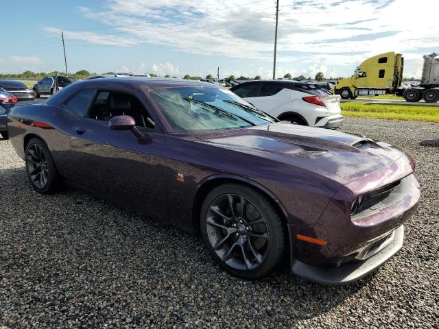 2C3CDZFJ5NH245941 - 2022 DODGE CHALLENGER R/T SCAT PACK PURPLE photo 4
