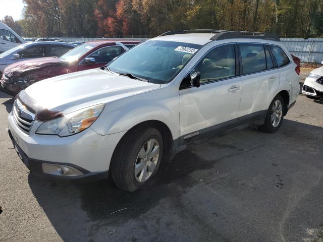 4S4BRBACXC3290006 - 2012 SUBARU OUTBACK 2.5I WHITE photo 1