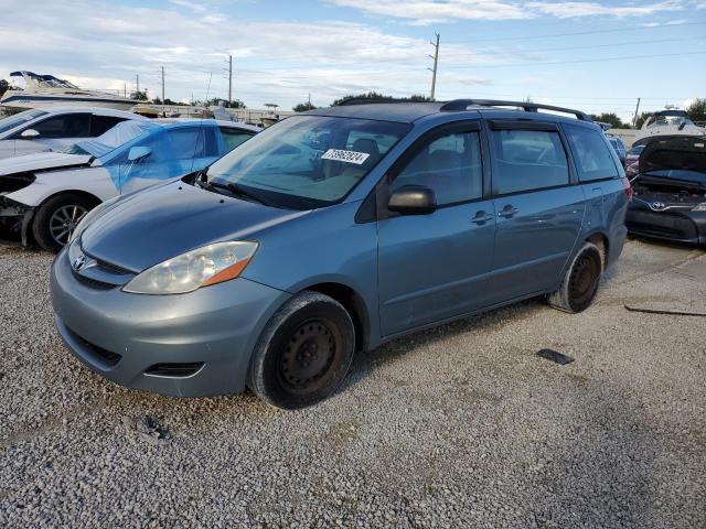 5TDZK23C08S162867 - 2008 TOYOTA SIENNA CE BLUE photo 1