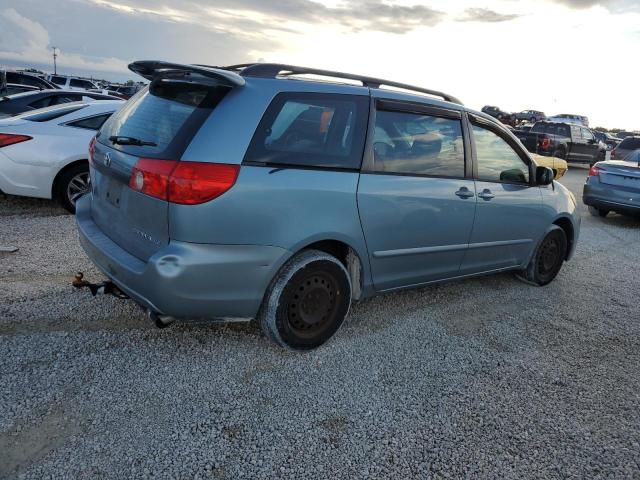 5TDZK23C08S162867 - 2008 TOYOTA SIENNA CE BLUE photo 3