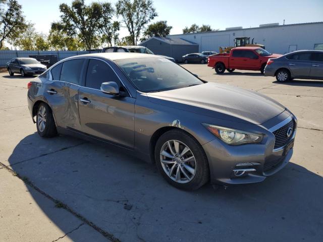 JN1BV7AR6EM702228 - 2014 INFINITI Q50 BASE GRAY photo 4