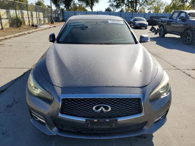 JN1BV7AR6EM702228 - 2014 INFINITI Q50 BASE GRAY photo 5