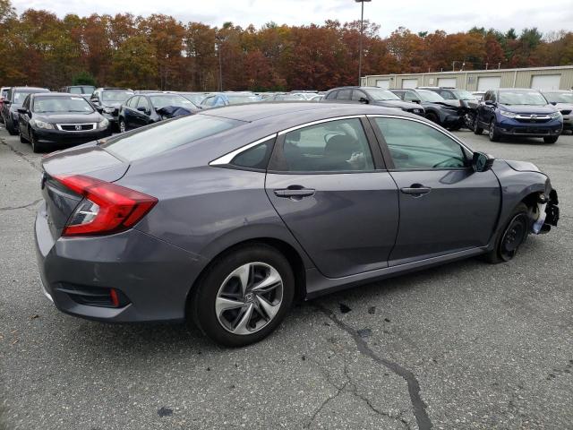 2HGFC2F62KH529961 - 2019 HONDA CIVIC LX GRAY photo 3