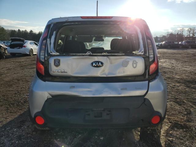 KNDJN2A2XF7790960 - 2015 KIA SOUL SILVER photo 6