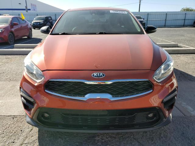 3KPF34AD1ME305871 - 2021 KIA FORTE GT LINE ORANGE photo 5