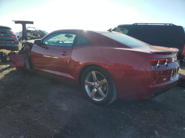 2G1FB1E33C9187332 - 2012 CHEVROLET CAMARO LT RED photo 2