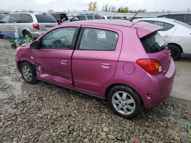 ML32A4HJXFH040013 - 2015 MITSUBISHI MIRAGE ES PINK photo 2