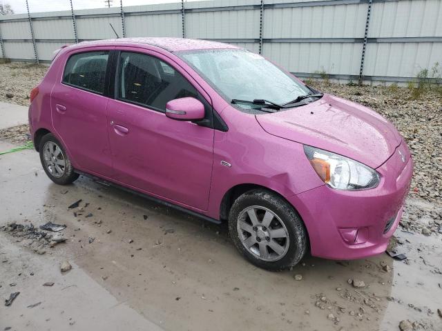 ML32A4HJXFH040013 - 2015 MITSUBISHI MIRAGE ES PINK photo 4