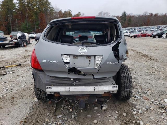 JN8AZ08W67W603288 - 2007 NISSAN MURANO SL GRAY photo 6