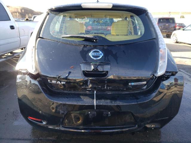 1N4AZ0CP8FC322322 - 2015 NISSAN LEAF S BLACK photo 6