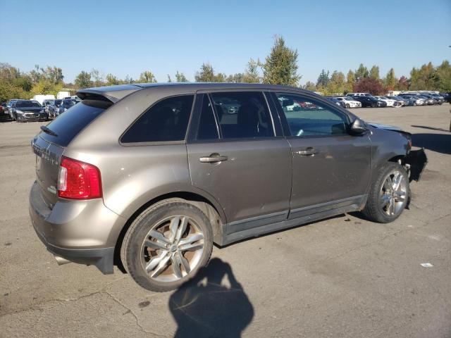 2FMDK3J96DBA40884 - 2013 FORD EDGE SEL GRAY photo 3