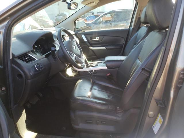 2FMDK3J96DBA40884 - 2013 FORD EDGE SEL GRAY photo 7