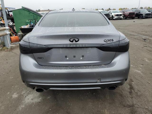 JN1EV7AR0KM592530 - 2019 INFINITI Q50 LUXE GRAY photo 6