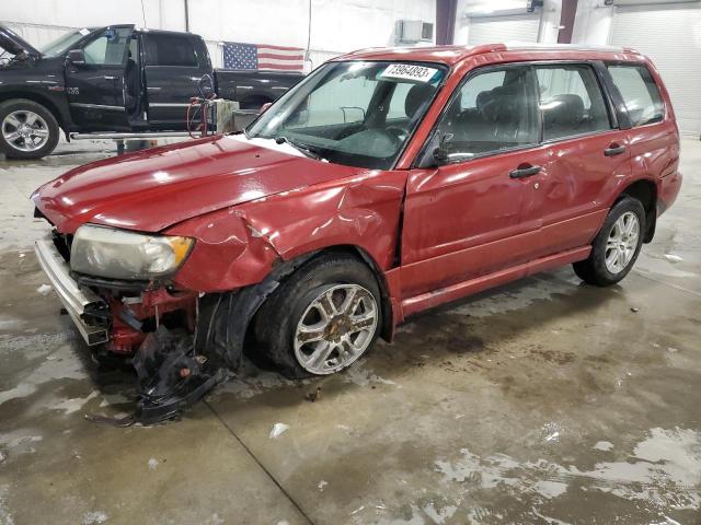 JF1SG66698H730690 - 2008 SUBARU FORESTER SPORTS 2.5X RED photo 1