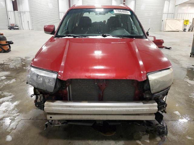 JF1SG66698H730690 - 2008 SUBARU FORESTER SPORTS 2.5X RED photo 5