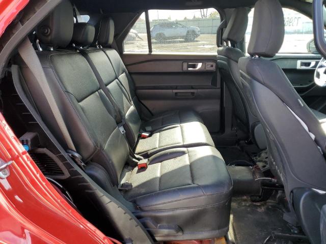 1FM5K8AB1LGC52524 - 2020 FORD EXPLORER POLICE INTERCEPTOR RED photo 11