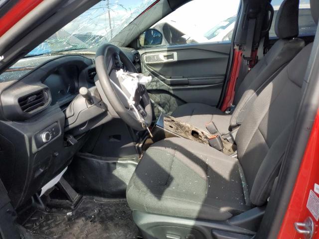 1FM5K8AB1LGC52524 - 2020 FORD EXPLORER POLICE INTERCEPTOR RED photo 7