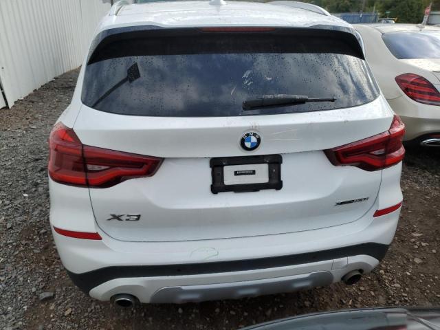 5UXTY5C00M9F44614 - 2021 BMW X3 XDRIVE30I WHITE photo 6