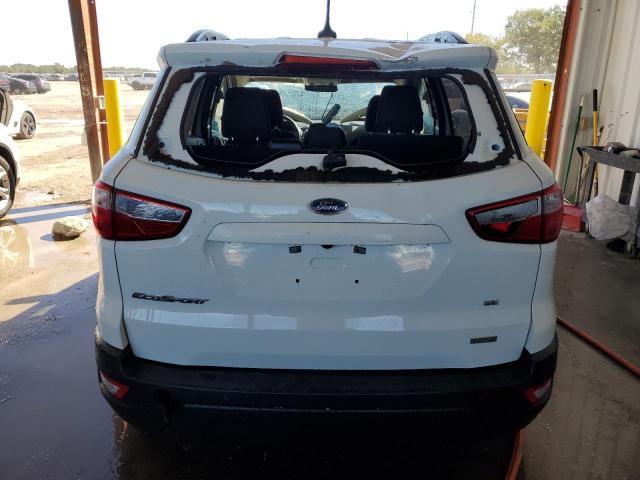 MAJ3P1TE5JC225140 - 2018 FORD ECOSPORT SE WHITE photo 6