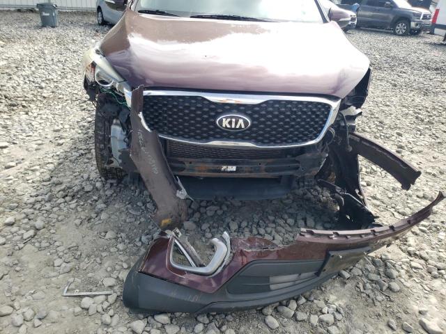 5XYPG4A30HG248619 - 2017 KIA SORENTO LX BURGUNDY photo 12