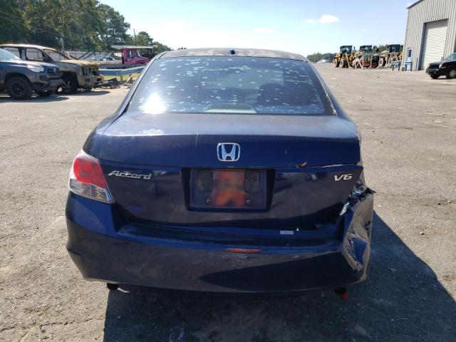 1HGCP36888A073163 - 2008 HONDA ACCORD EXL BLUE photo 6