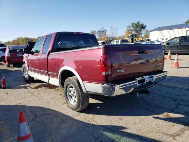 1FTZX17W7WNA61621 - 1998 FORD F150 BURGUNDY photo 2