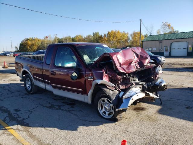 1FTZX17W7WNA61621 - 1998 FORD F150 BURGUNDY photo 4