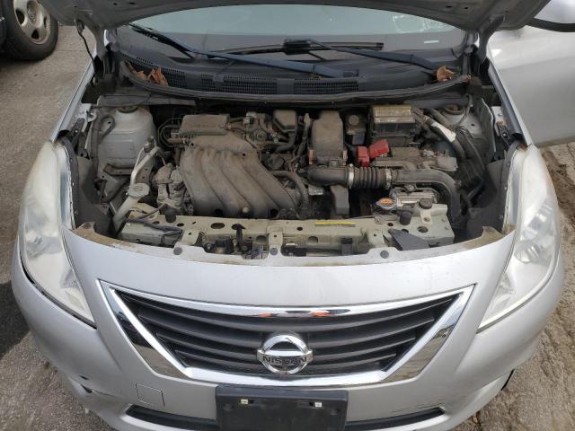 3N1CN7AP1EL869125 - 2014 NISSAN VERSA S SILVER photo 11